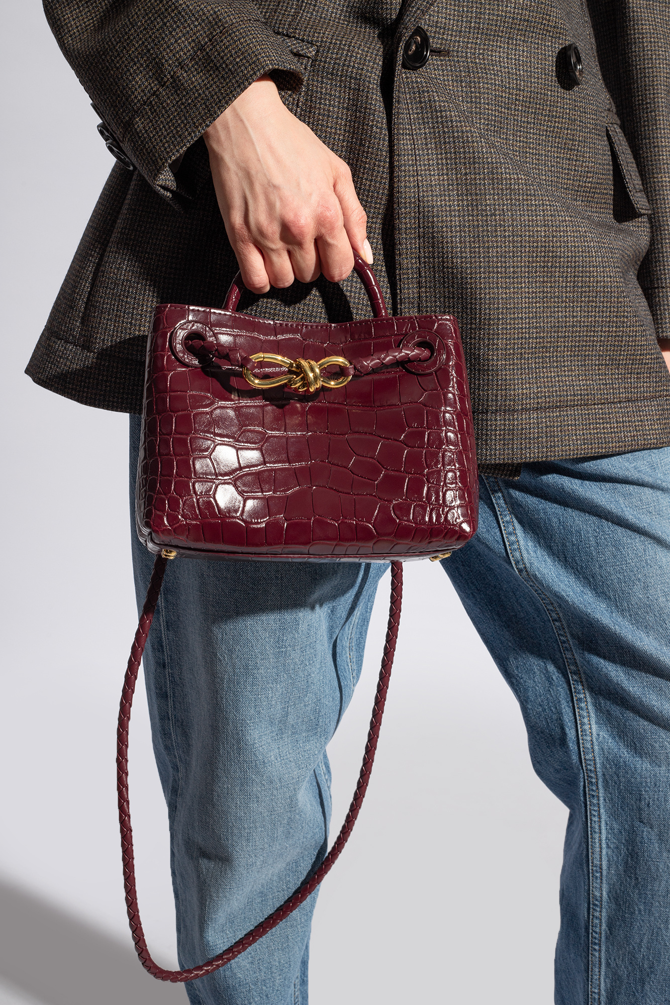 BOTTEGA VENETA MINI ANDIAMO SHOULDER BAG