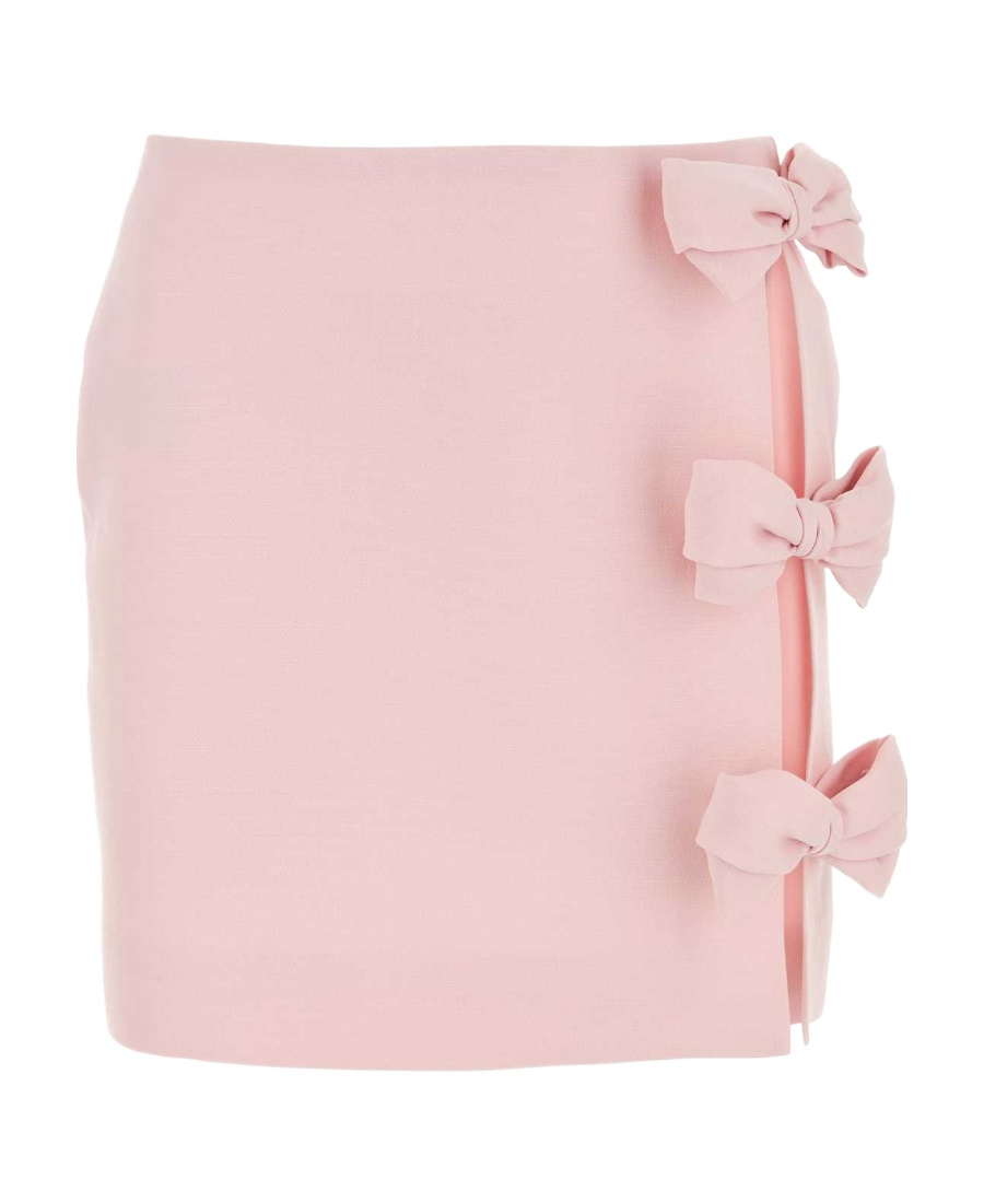 Valentino High-waist Cut-out Mini Skirt In Pink