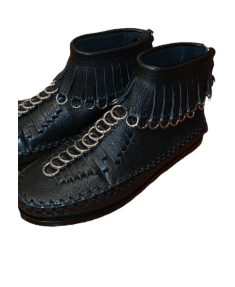 Alexander Wang Tassels Detail Ankle-length Ankle Boots In Black
