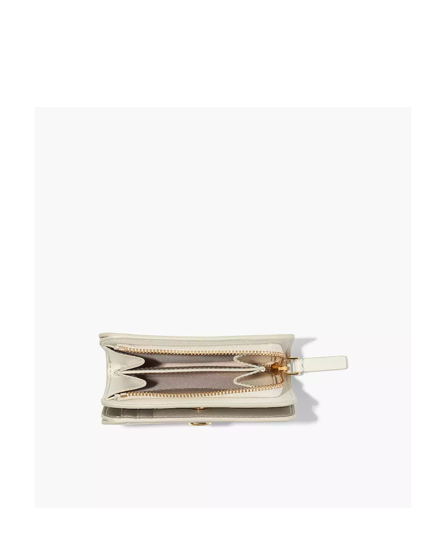 Shop Marc Jacobs The Mini Compact Wallet In Nude