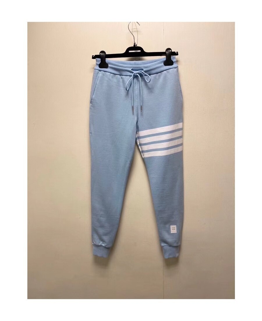 Shop Thom Browne 4-bar Stripe Track Pants In White