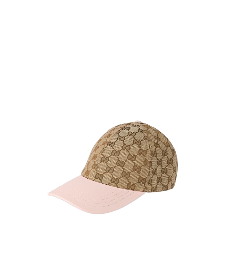 Gucci Gg Canvas Baseball Hat In Brown
