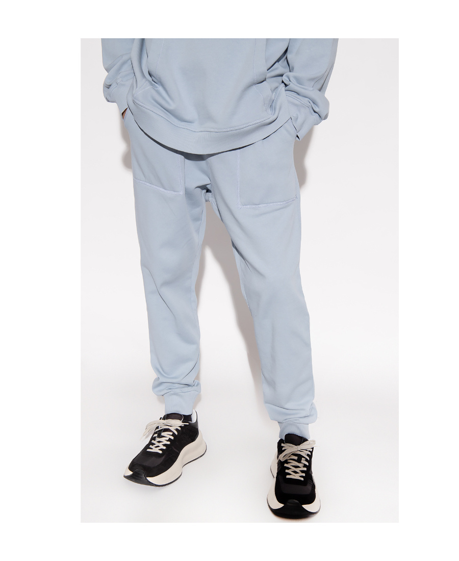 Nanushka Shay Embroidered Track Pants In Blue