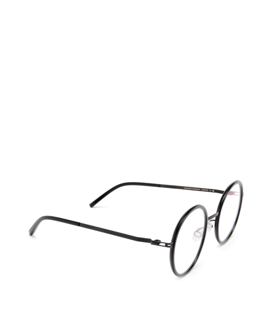 Mykita Lumi Round Frame Flat Mirror In Black