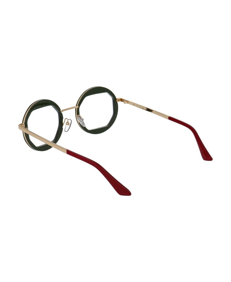 Marni Round Frame Flat Mirror In Multicolor