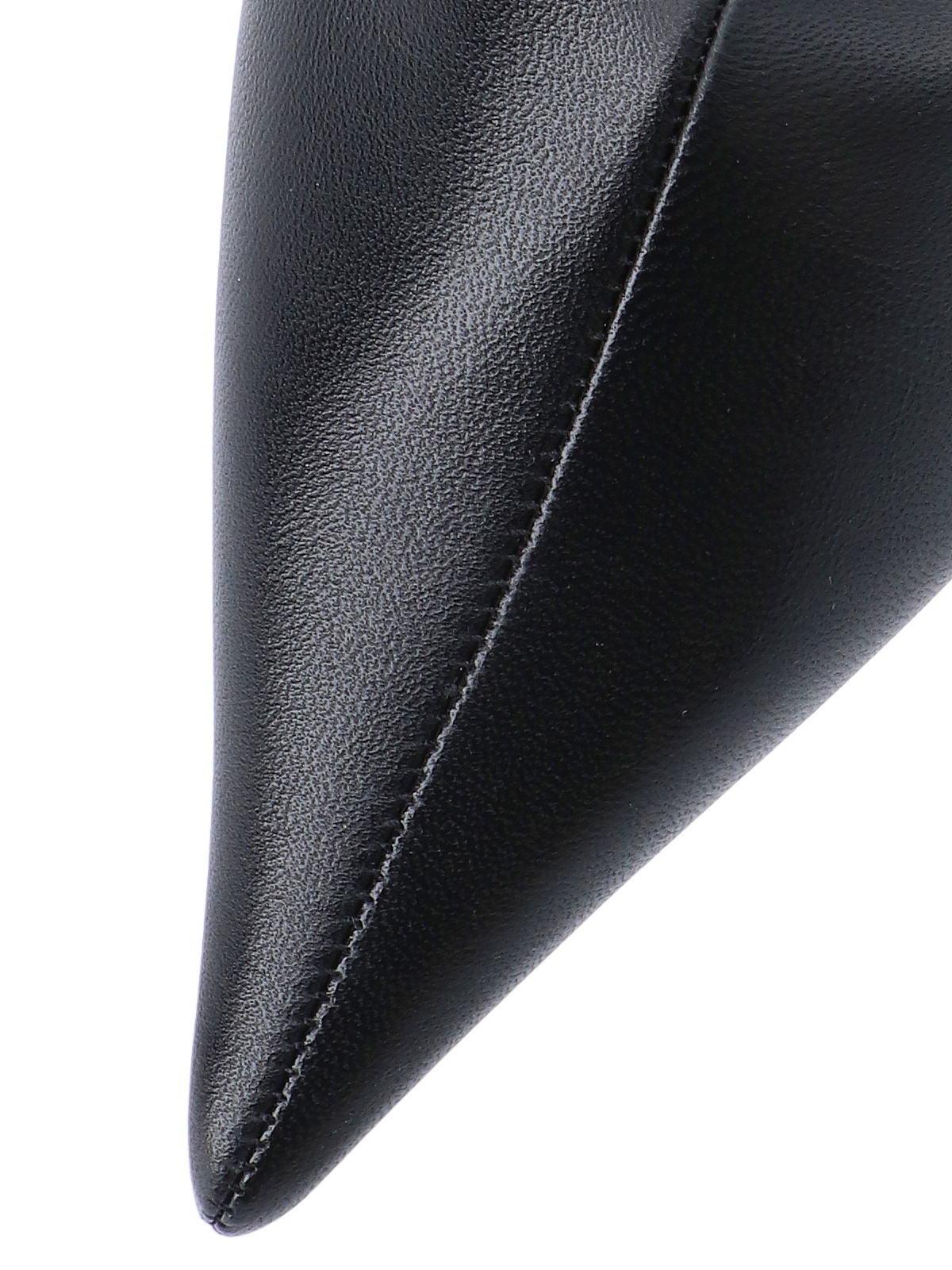 Amina Muaddi Fiona 60 Nappa Leather Mid-calf Boots In Black