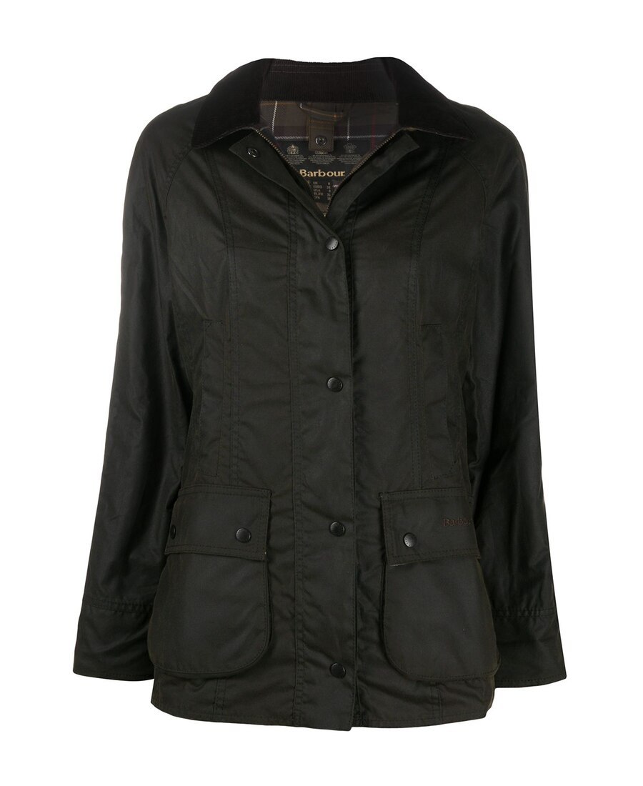 Barbour Beadnell Waxed Casual Jacket In Black