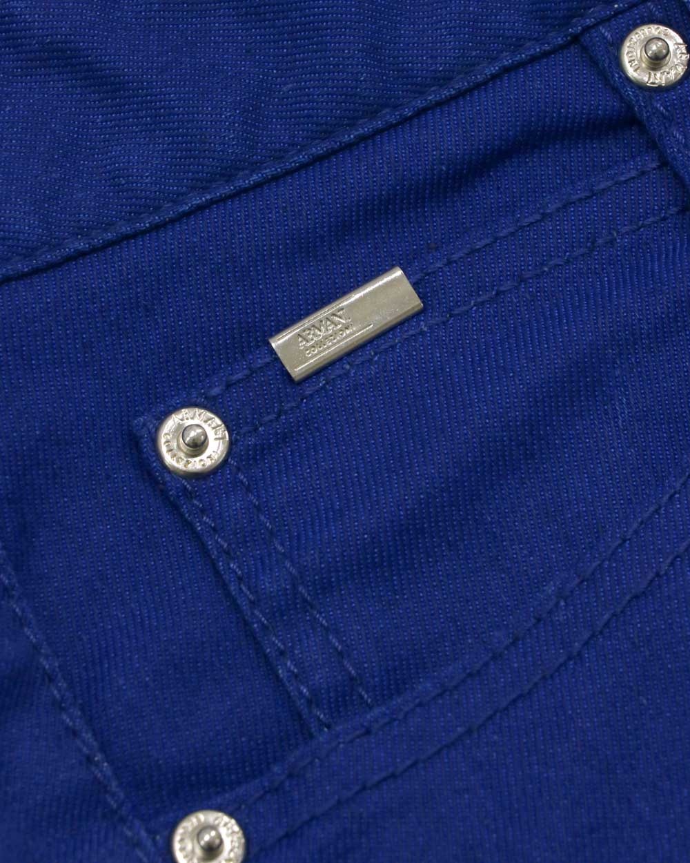 Armani Collezioni Straight Stretch Jeans In Blue