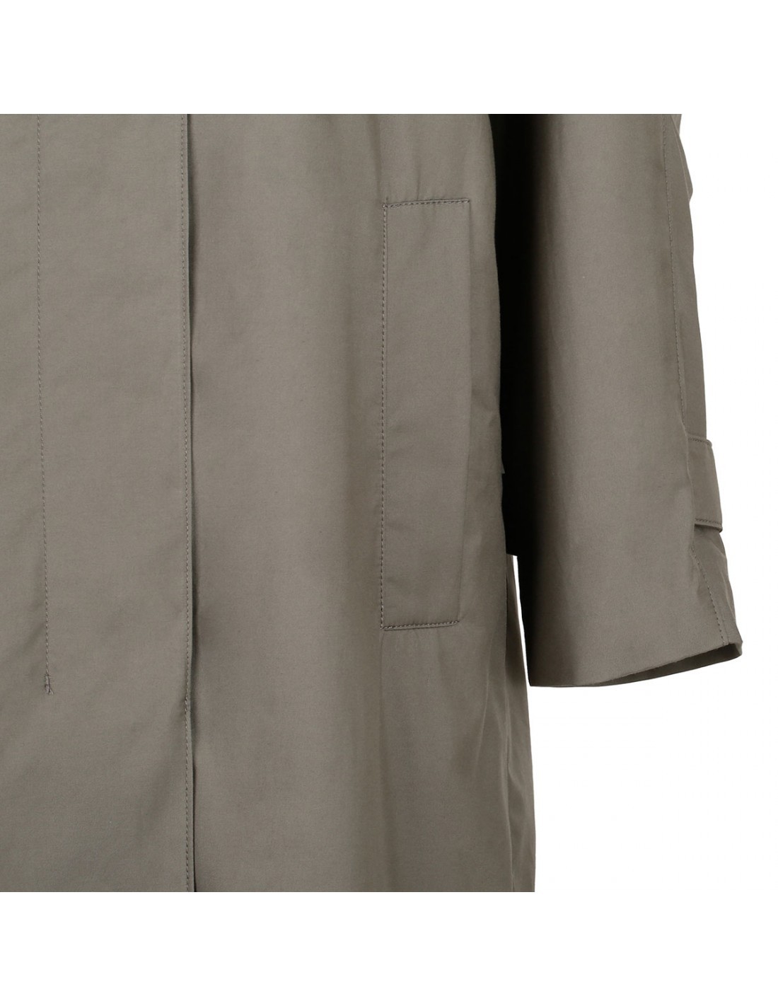 Max Mara Long-sleeved Windbreaker In Clay Color