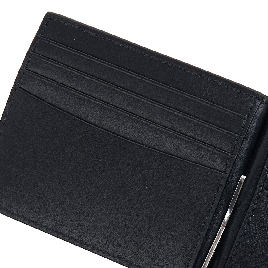 Shop Bally Double-fold Wallet In Black