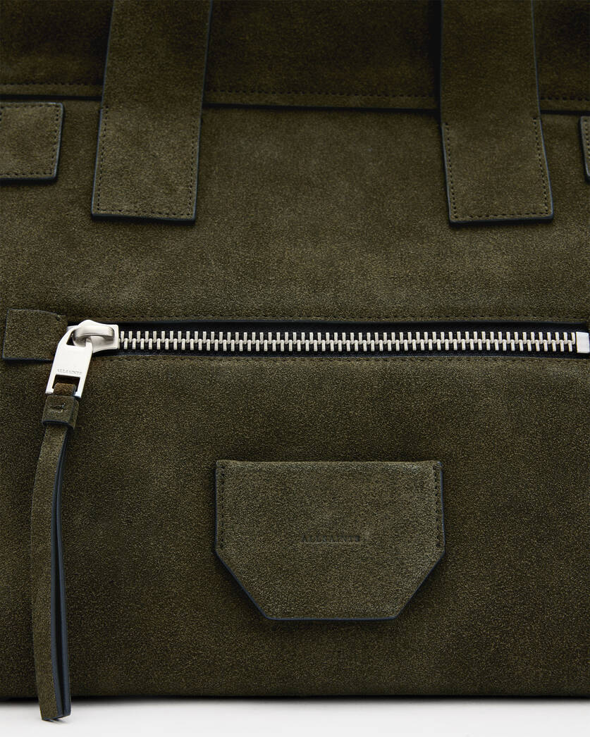 Shop Allsaints Perez Logo Shoulder Bag In Black