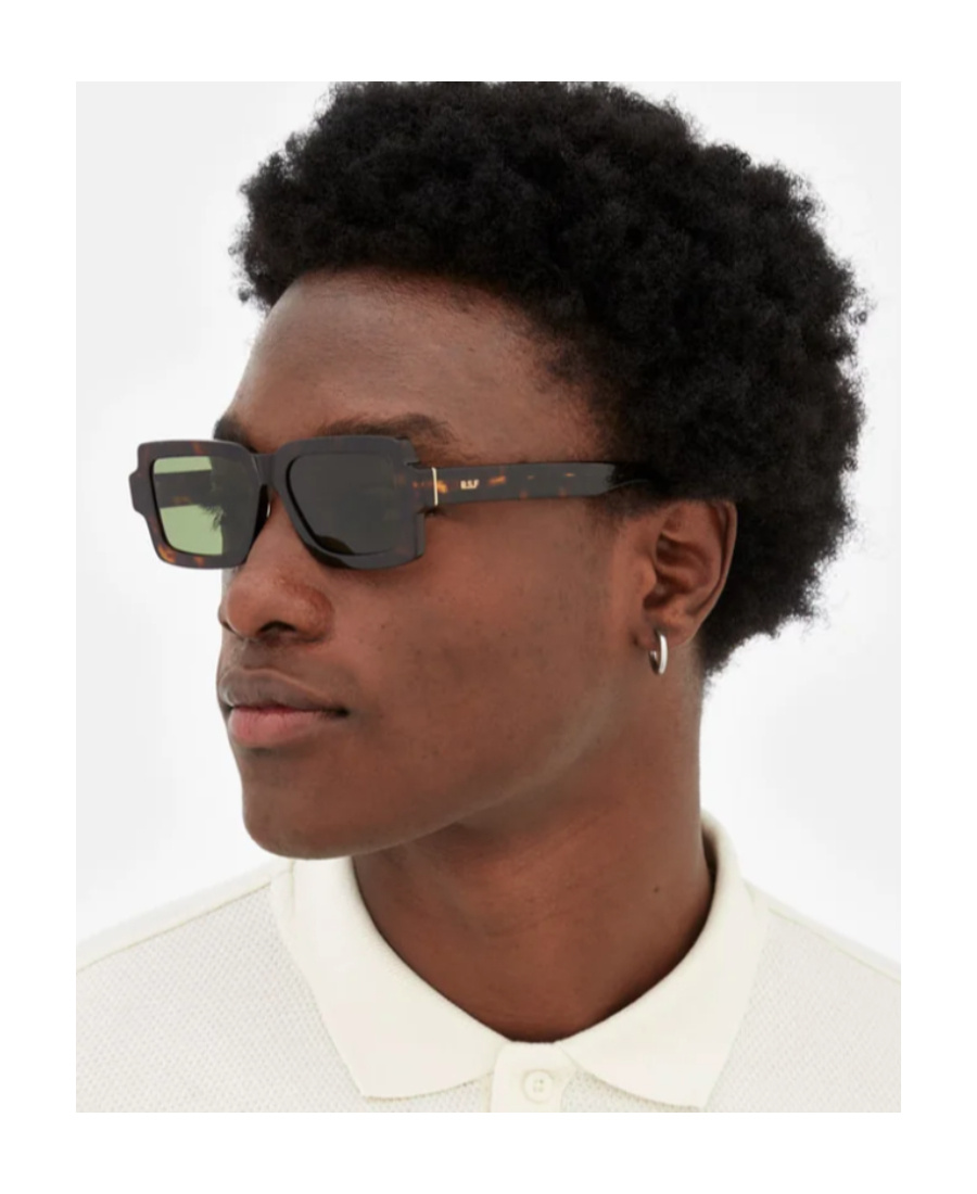 Retrosuperfuture Logo Sunglasses In Black