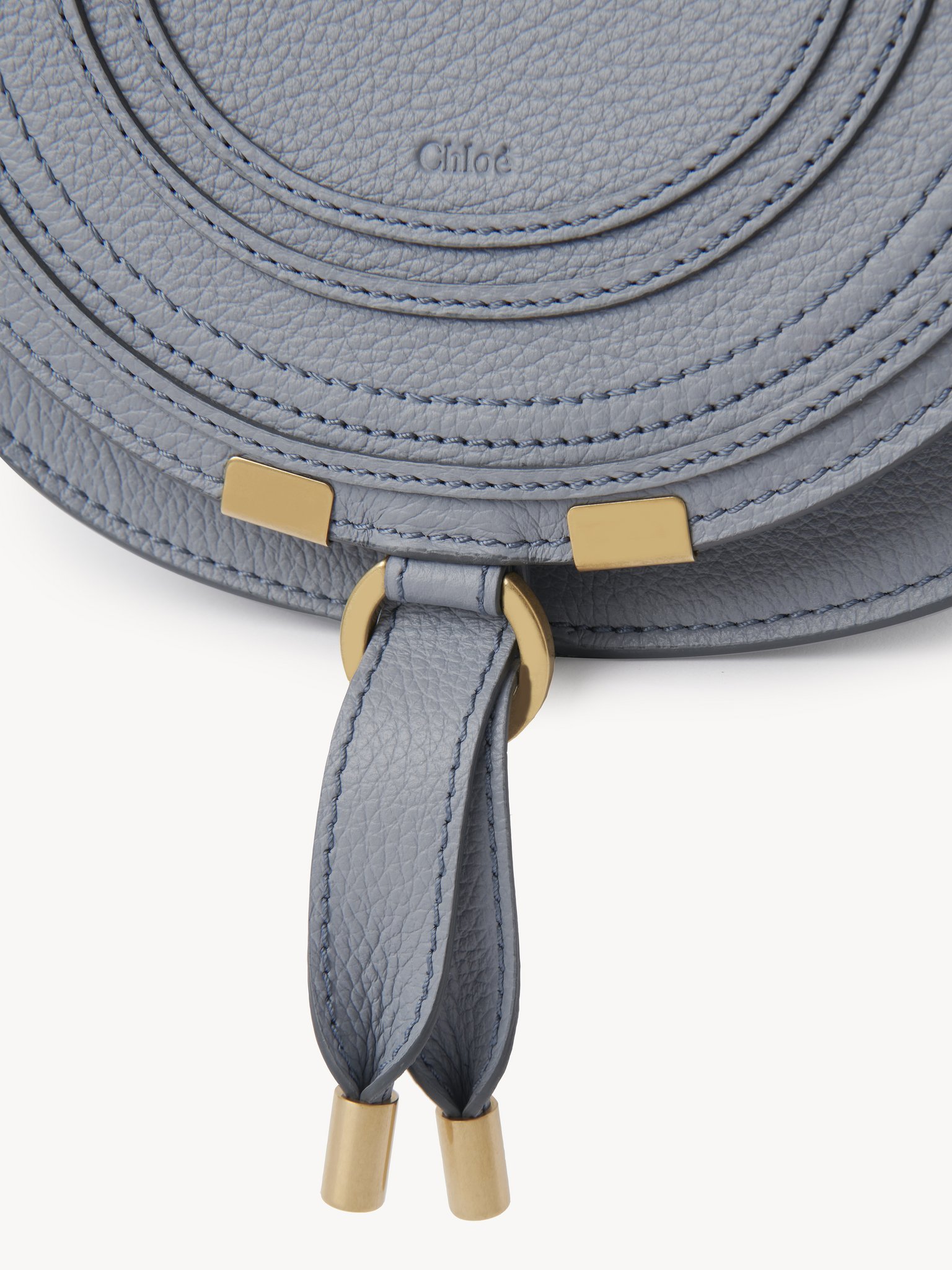 CHLOÉ SMALL MARCIE LEATHER SADDLE BAG 