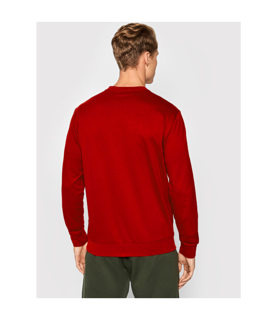 Shop Ea7 Logo Printed Hoodie In Red