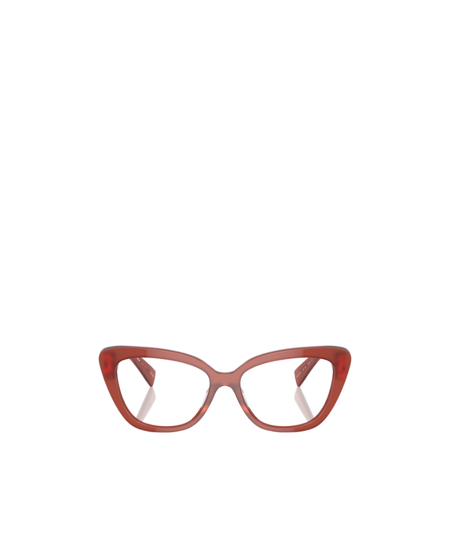 Miu Miu Logo Flat Mirror In Brown