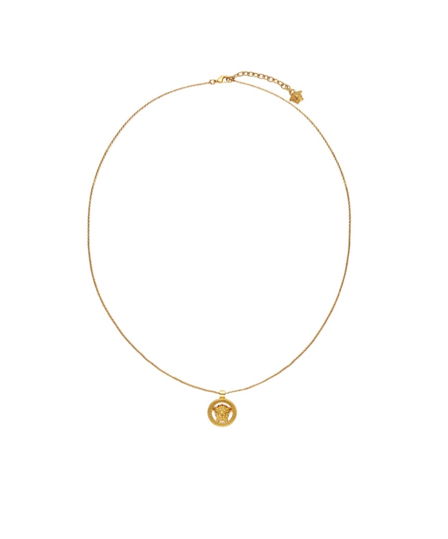 Versace Medusa '95 Pendant Necklace In Yellow