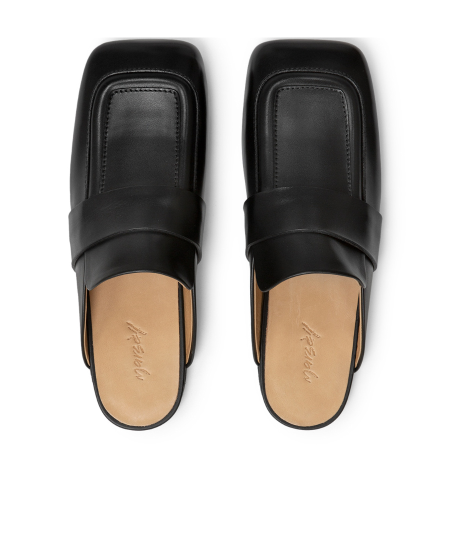 Marsèll Penny Mule Loafers In Black