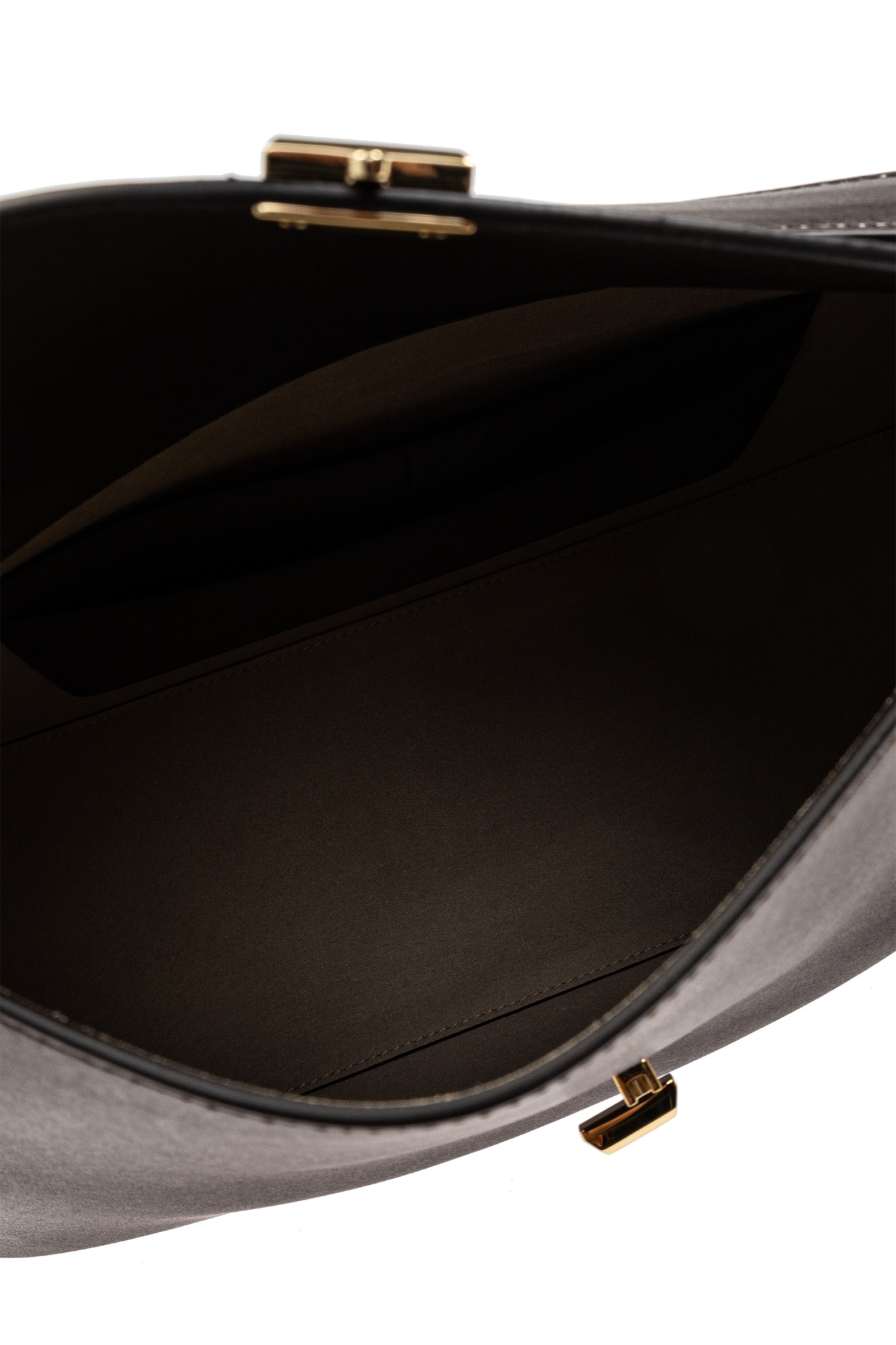 Totême T-lock Shoulder Bag In Black