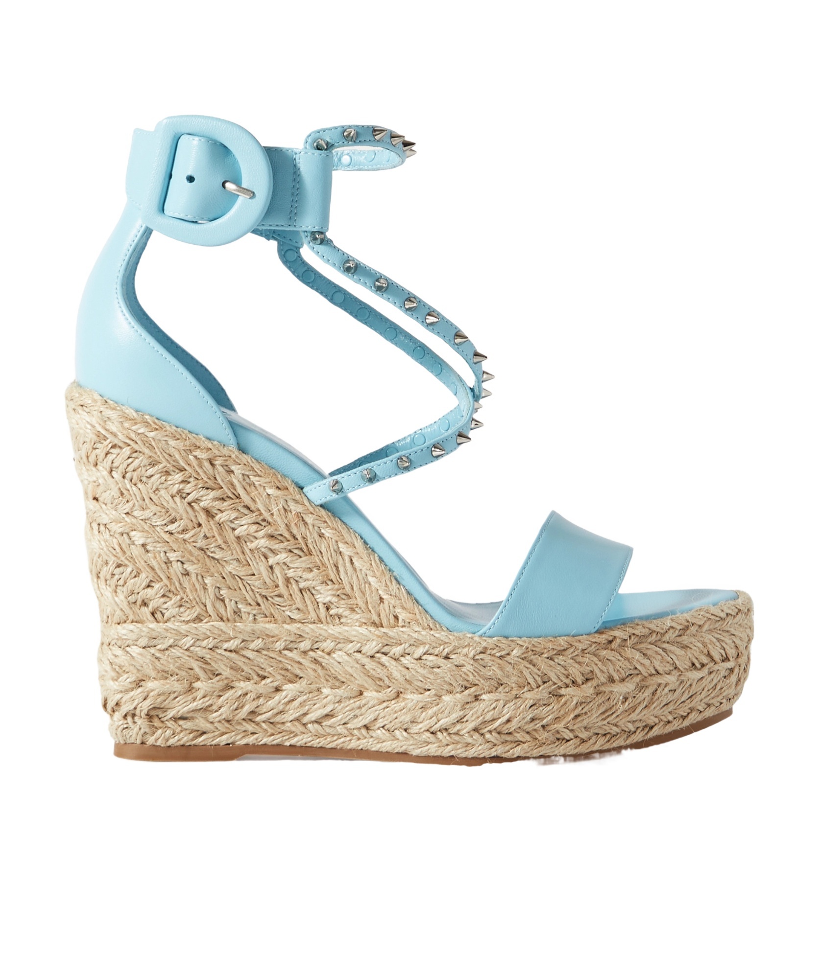 Shop Christian Louboutin Rivet Heel In Nude