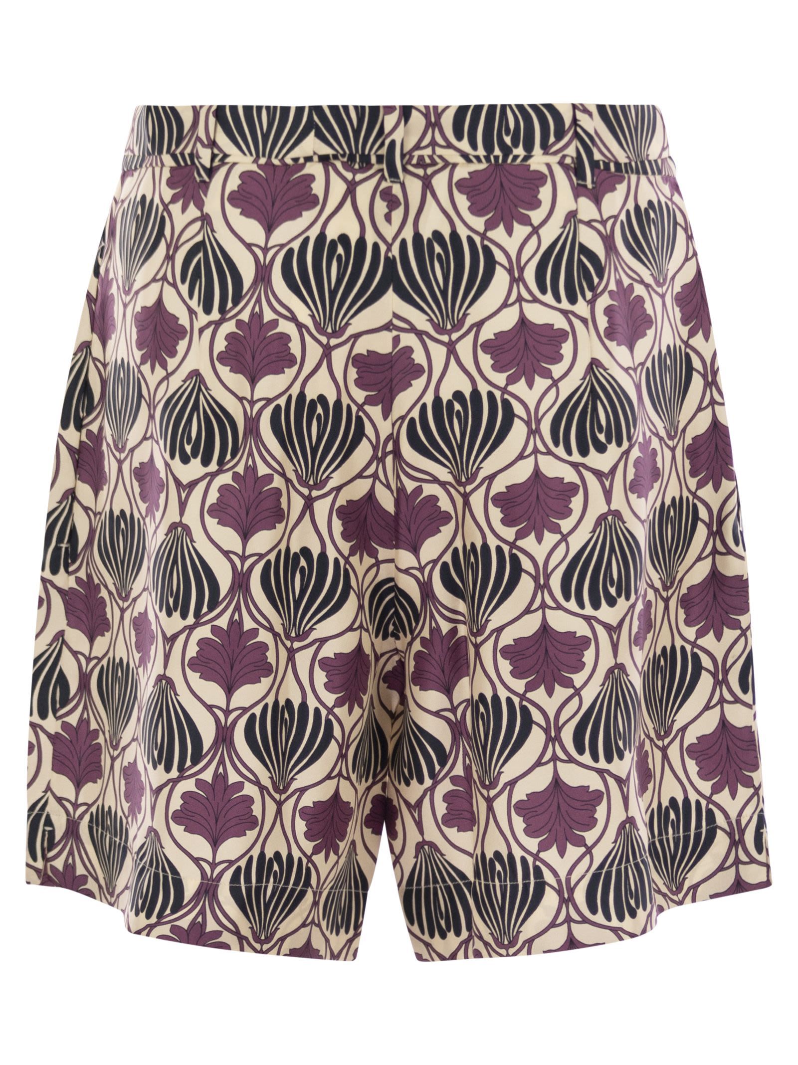 Max Mara Metello All-over Printed Shorts In Multi
