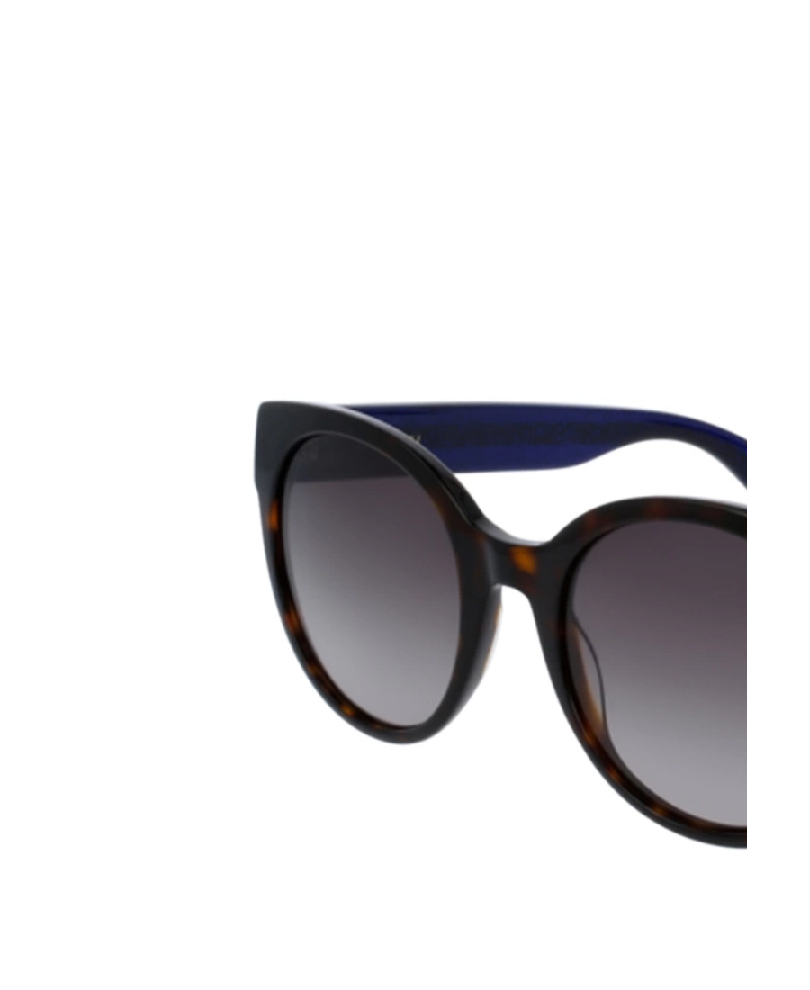 Gucci Interlocking G Logo-plaque Gradient-lenses Sunglasses In Black