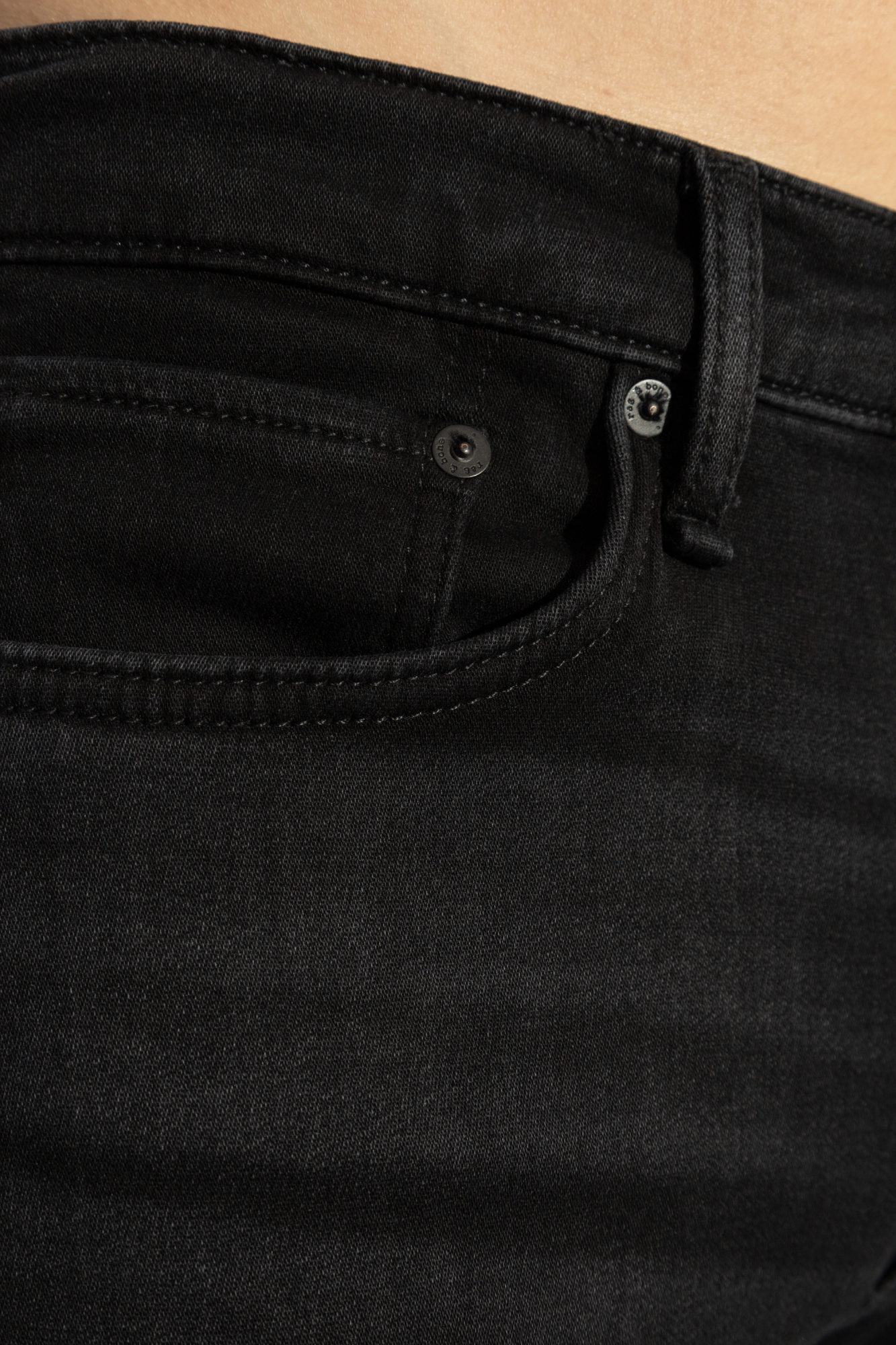 Rag & Bone Slim-fit Jeans In Black