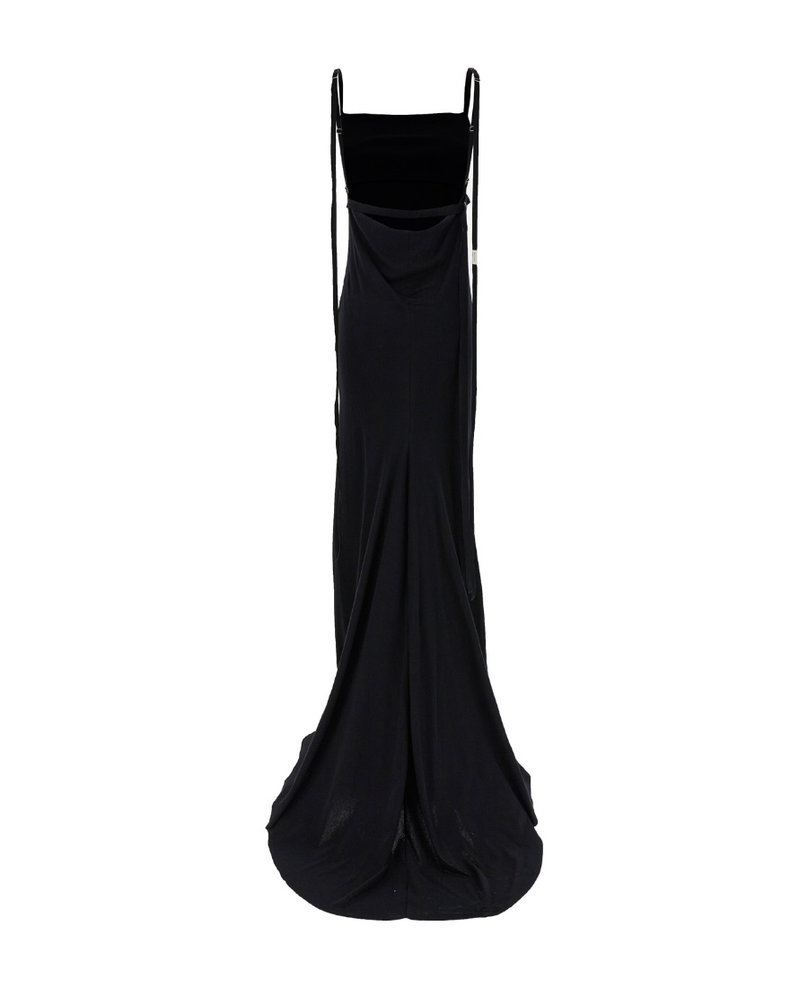 Ann Demeulemeester Logo Dress In Black
