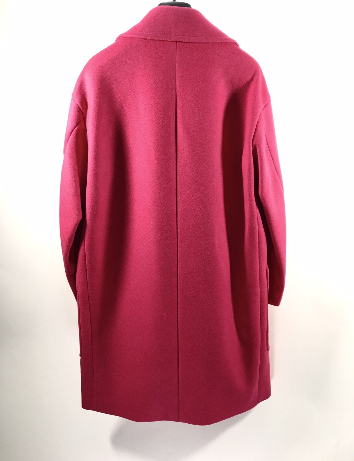 Weekend Max Mara Long-sleeved Lapel Coat In Pink