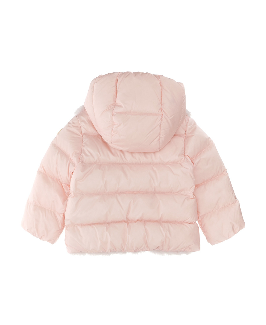 Moncler Amin Hooded Down Jacket In Pink