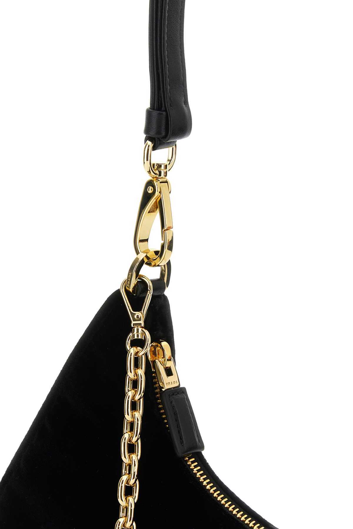Prada Re-edition 1995 Chaîne Re-nylon Mini-bag In Black