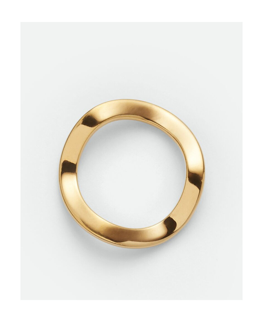Bottega Veneta Curve Ring In Yellow