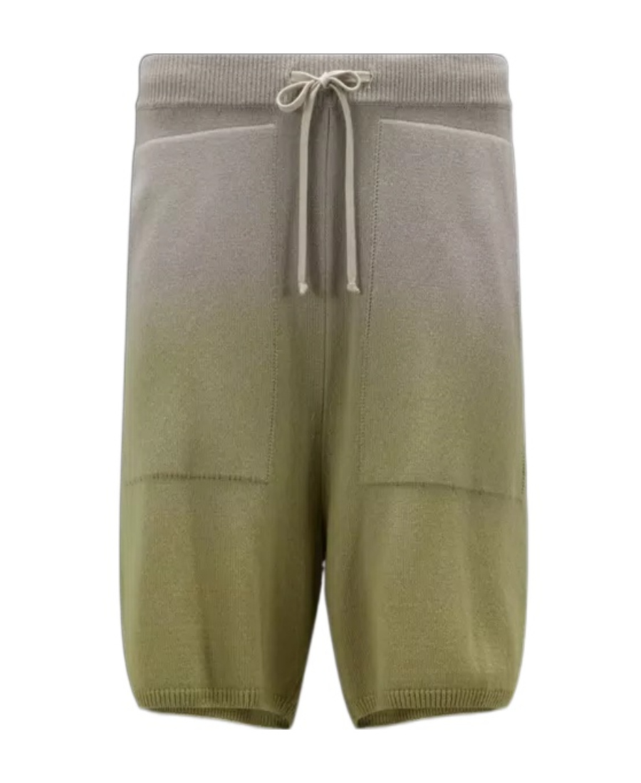 Moncler X Rick Owens X Rick Owens Knitted Shorts In Gray