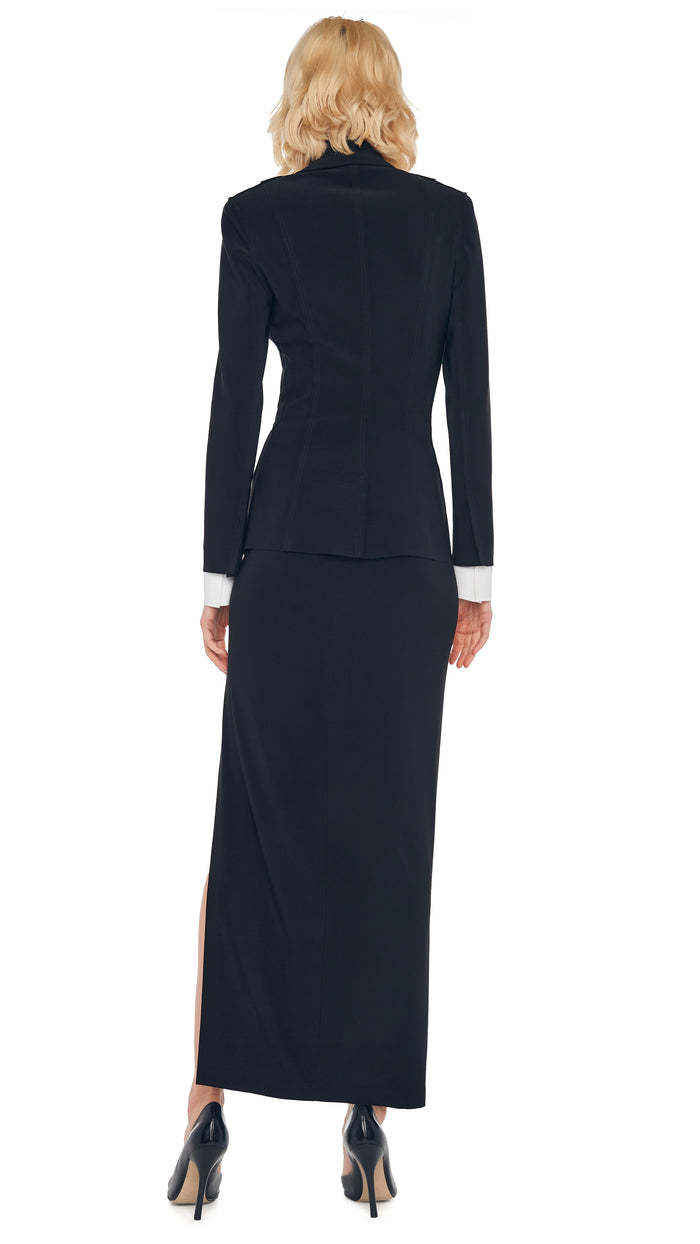 Norma Kamali Single-breasted Tailored Blazer In Black