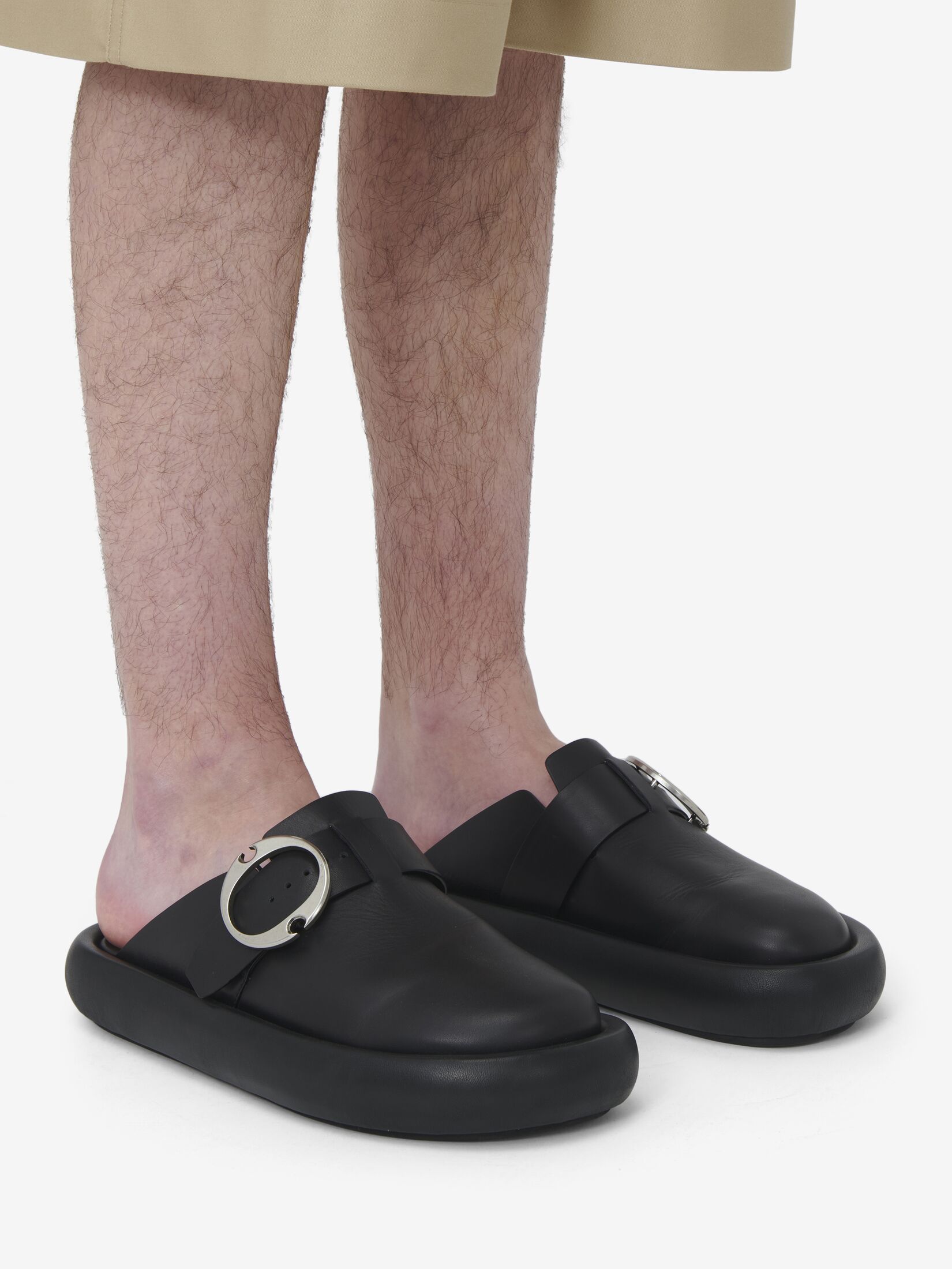 Shop Alexander Mcqueen Arc Clogs In Black