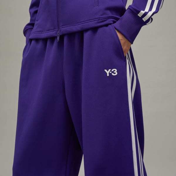 Y-3 3-stripes Track Sweatpants In Blue