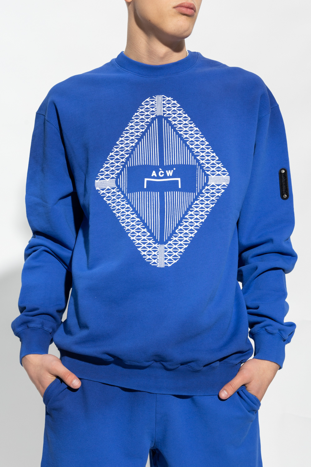 A-cold-wall* Logo Sweater In Blue