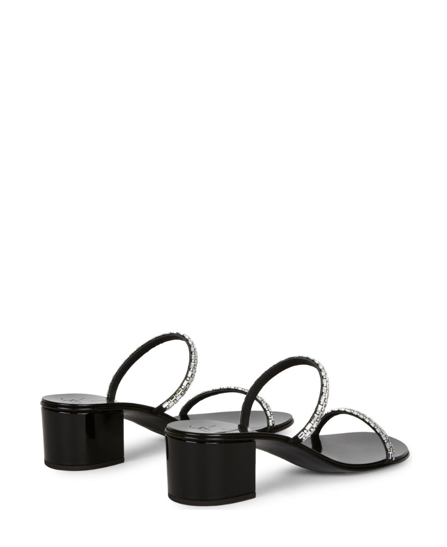 Giuseppe Zanotti Logo Sandals In Black