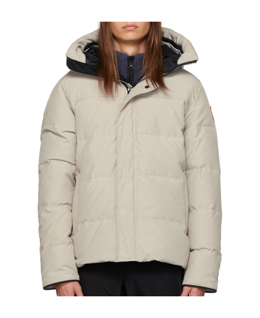Canada Goose Macmillan Hooded Down Jacket In White
