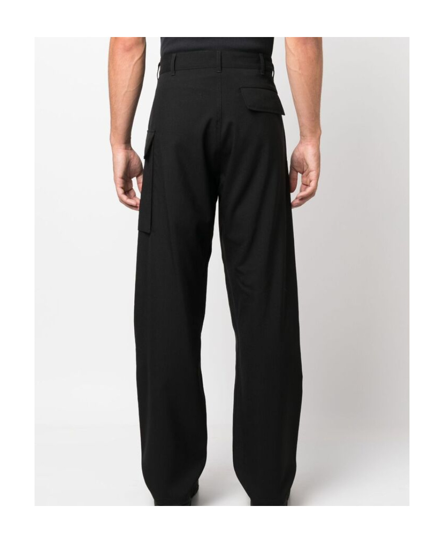 Marni High-waist Straight-leg Trousers In Black