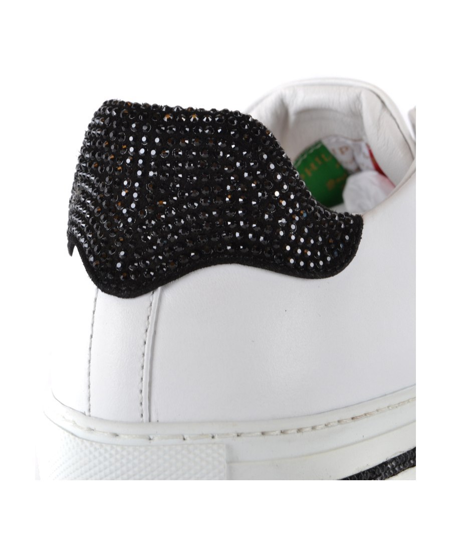 Shop Philipp Plein Logo Leisure Sports Shoes In White