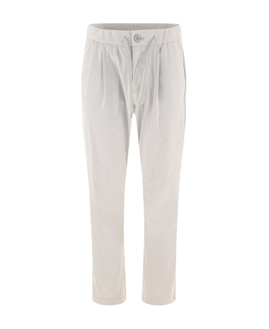 Herno Cashmere And Silk Trousers In White
