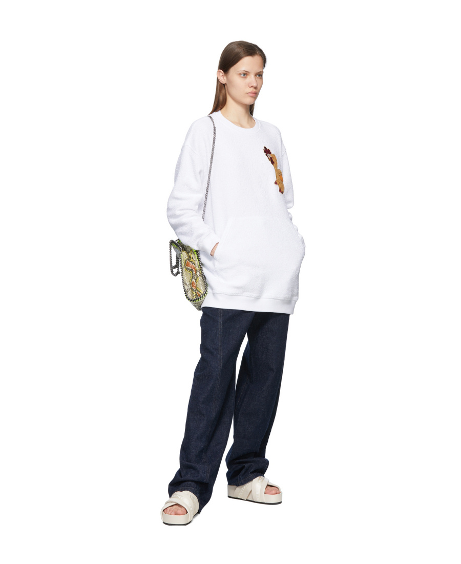 Stella Mccartney White Fantasia Sweatshirt In White