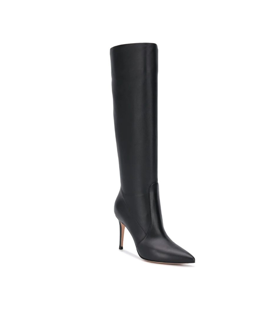Gianvito Rossi Hansen 85 Leather Knee Boots In Black