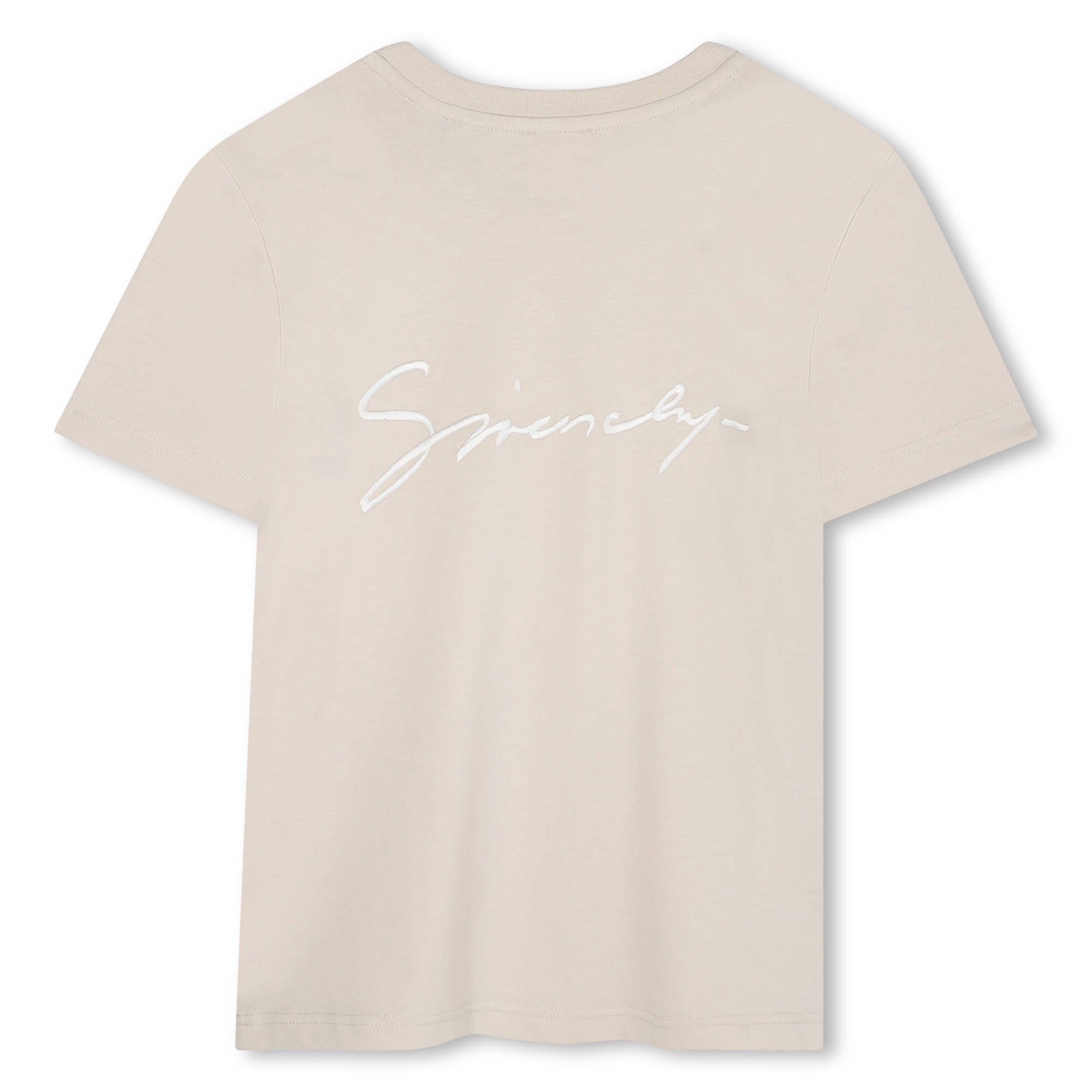 Givenchy Logo Print Round-collar T-shirt In Neutral