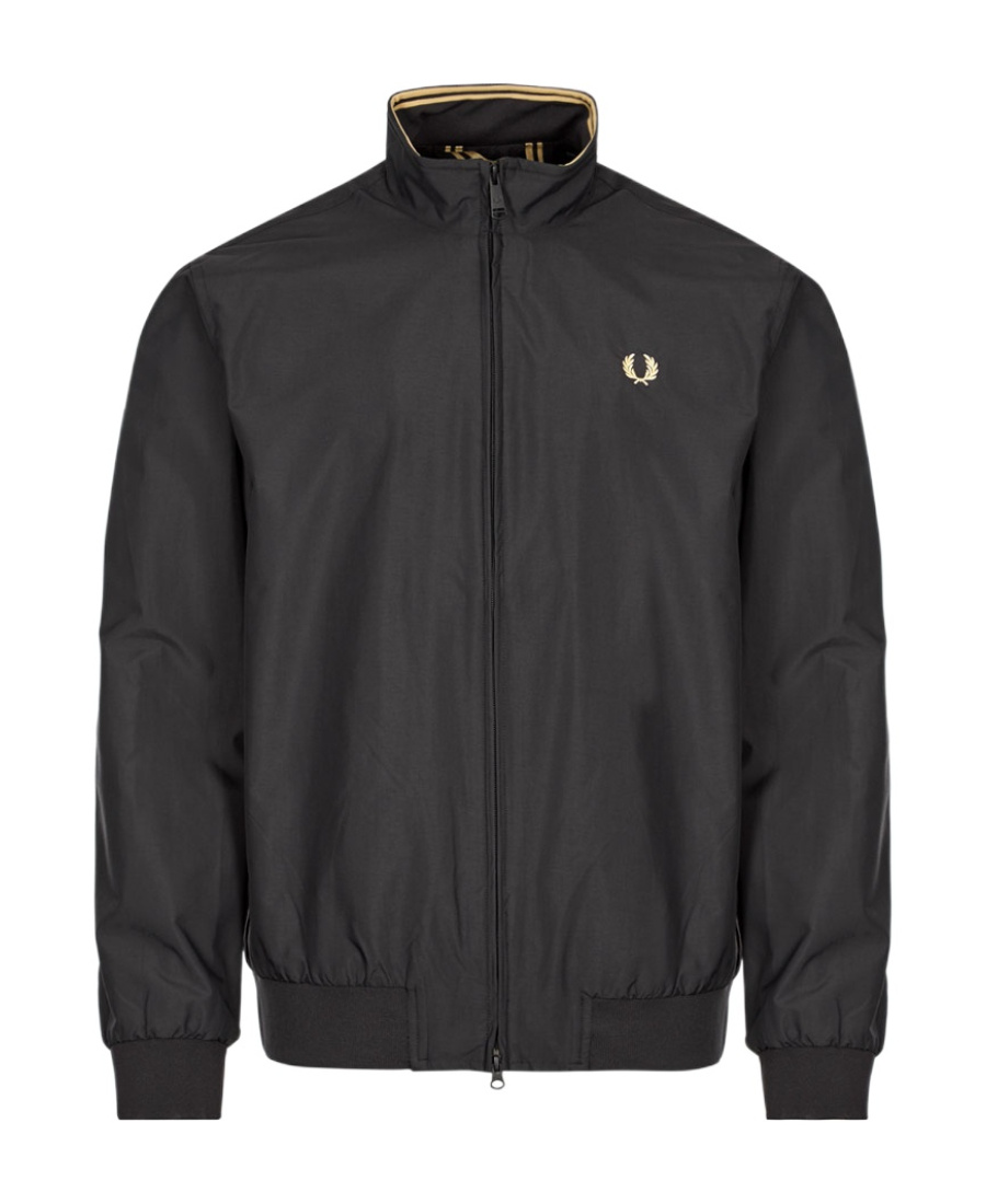 FRED PERRY EMBROIDERED-LOGO WINDBREAKER 