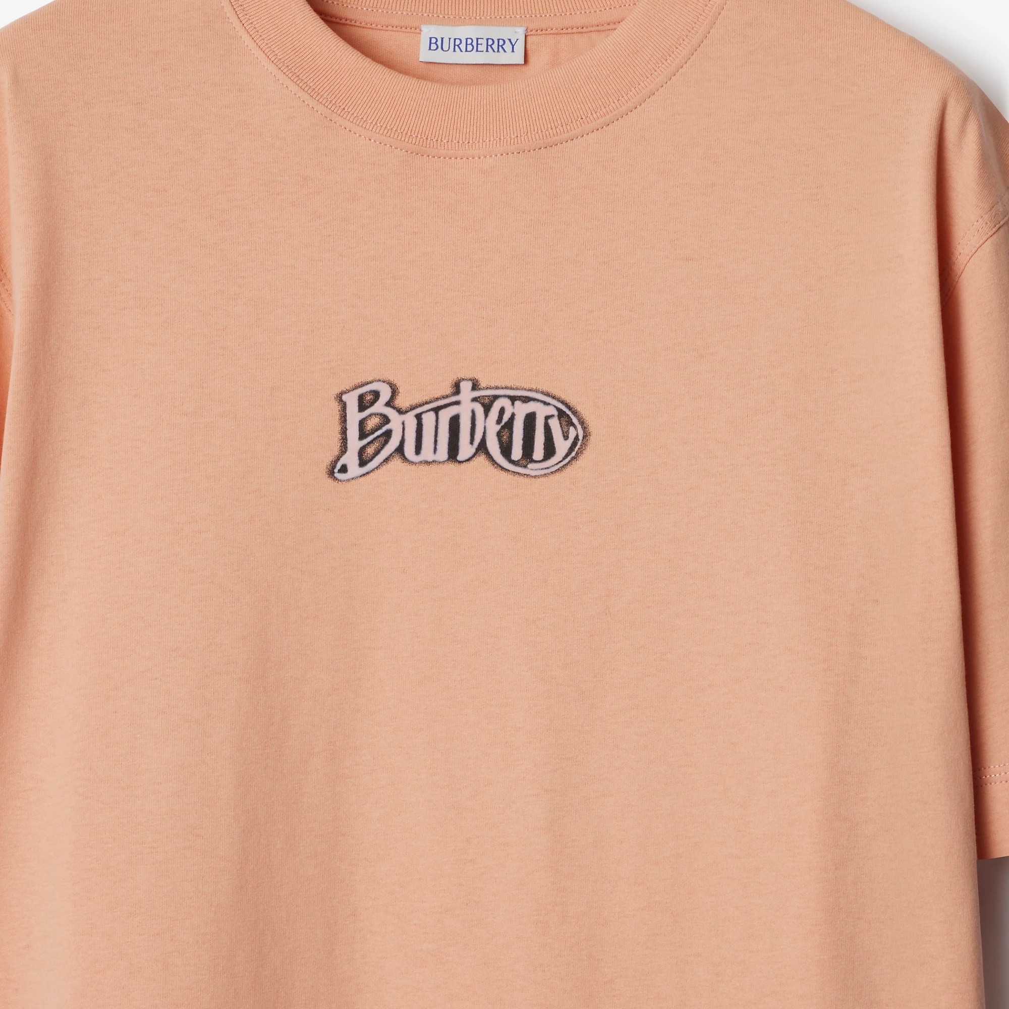 Burberry Item O-neck Short-sleeved T-shirt In Nude