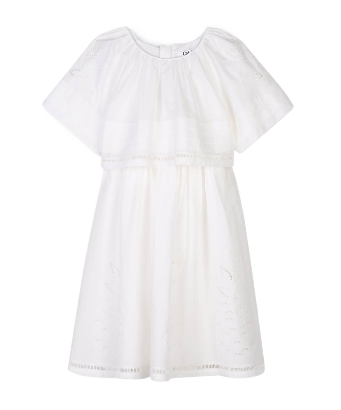 Chloé Round-neck Dress In White