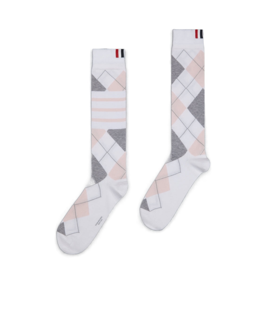 Thom Browne Argyle Intarsia-knit Socks