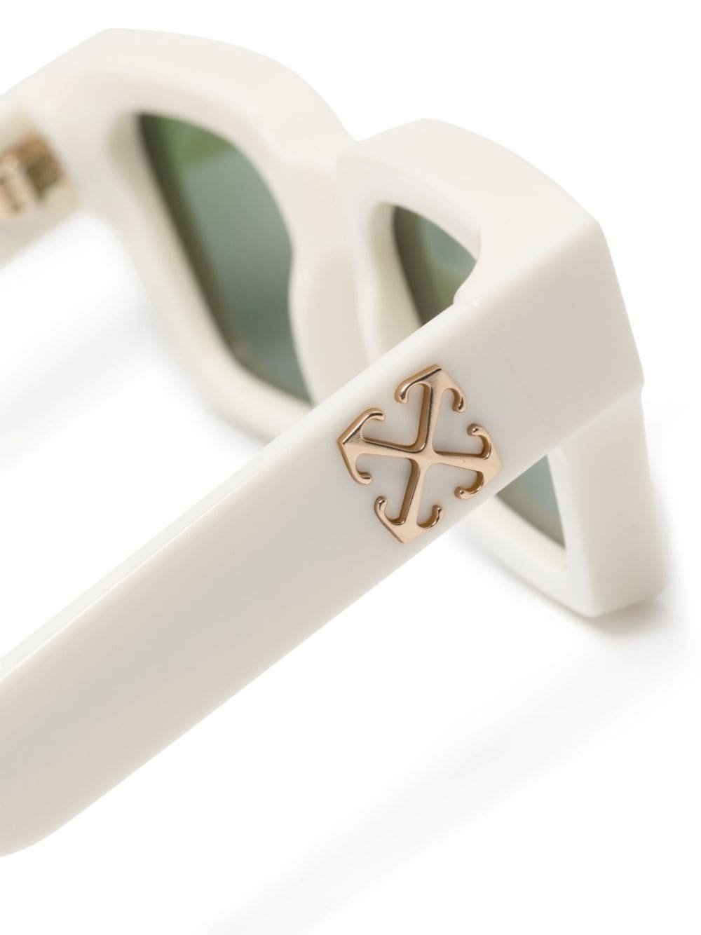 Off-white Moberly Square-frame Sunglasses In Green