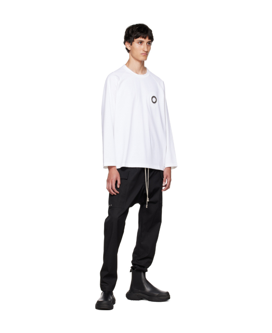 CRAIG GREEN EYELET-DETAIL LONG-SLEEVED T-SHIRT
